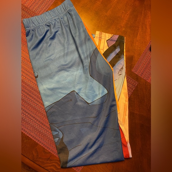 NWOT DC Comic Ladies Women's Superman Print Polyester Blend Stretchy Leggings L - Picture 7 of 13